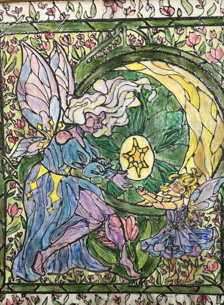 Kaelyn Foley, Senior, Faux Stained Glass