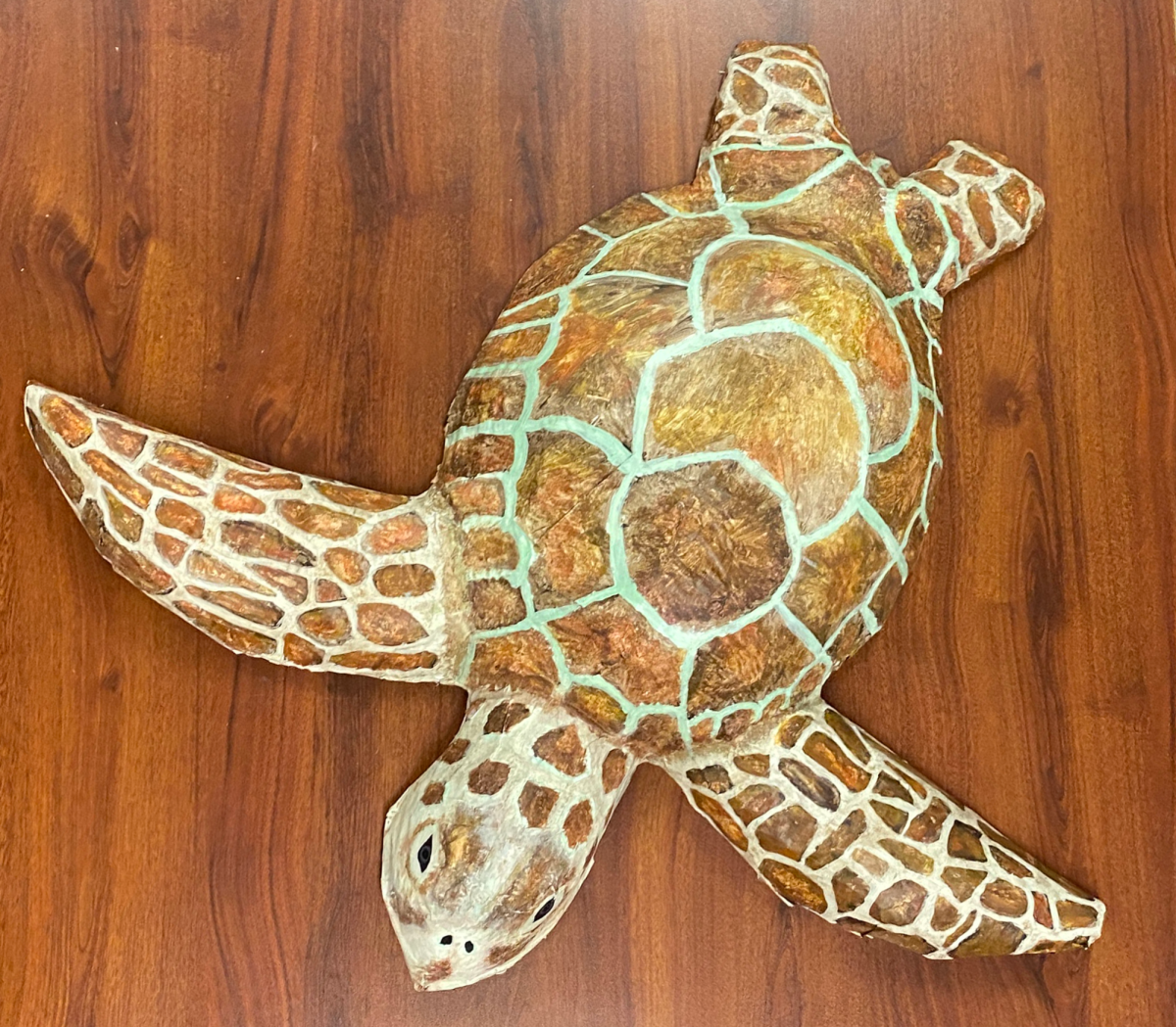 Peyton Fuller, Sophomore, Paper Mache, Sea Turtle