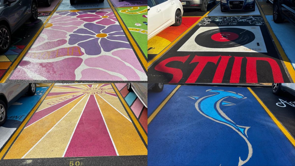 A Colorful Tradition: BBHHS Senior's Paint Their Parking Spots