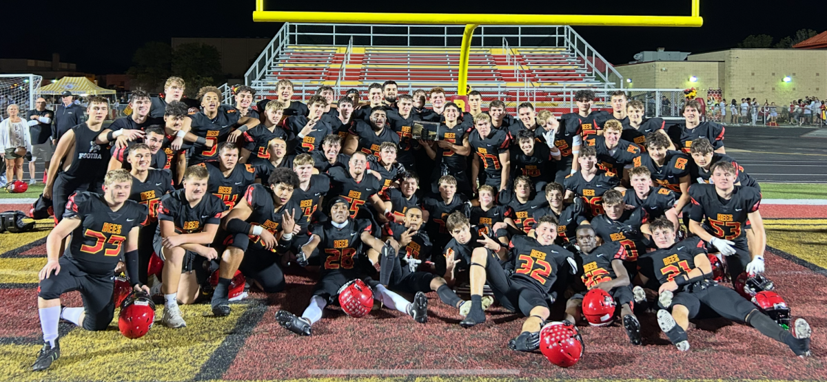 The football team after beating North Royalton, Friday September 19th 