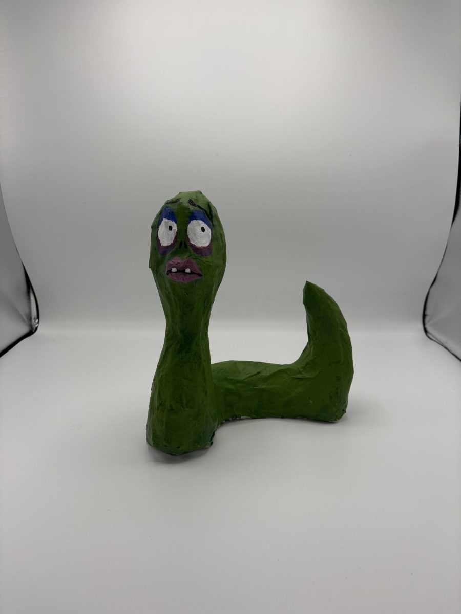 Olivia Horvath, Paper Mache Sculpture, Foundations 3D Art