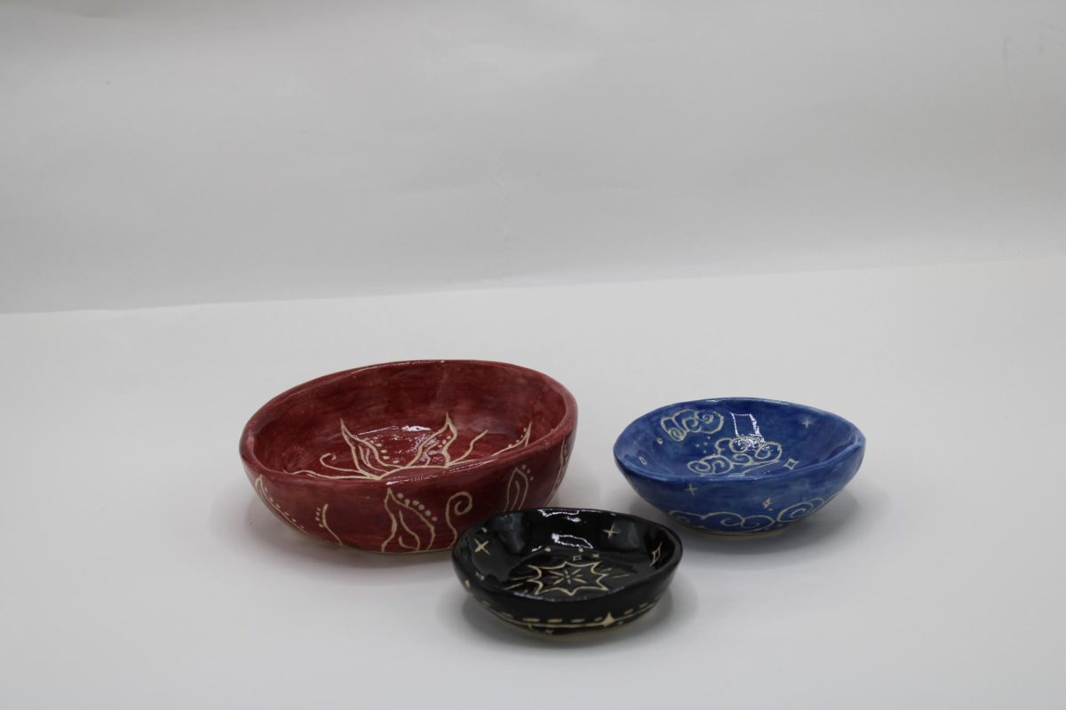 Sophia Riley, Sgraffito Nesting Bowls, Ceramics