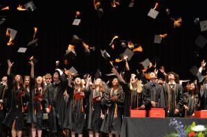Students Throw Their Caps at Brecksville-Broadview Heights High School Graduation Class of 2019
